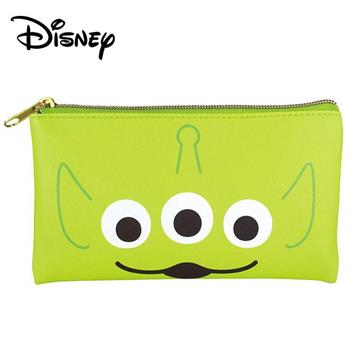 三眼怪 皮革 扁筆袋 鉛筆盒 筆袋 收納包 玩具總動員 迪士尼 Disney