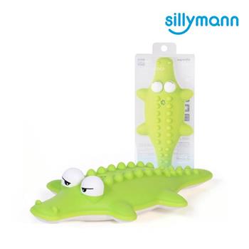 【韓國sillymann】 100%鉑金矽膠洗澡玩具－1入（小鱷魚）