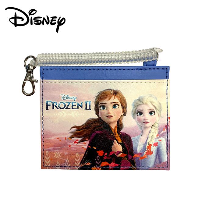 冰雪奇緣2 彈力票卡夾 票夾 證件套 悠遊卡夾 艾莎/安娜/雪寶 迪士尼 Disney - 艾莎安娜