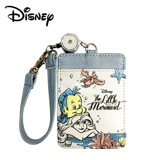 小美人魚 皮質 彈力 票卡夾 票夾 證件套 悠遊卡夾 艾莉兒 Ariel 迪士尼 Disney