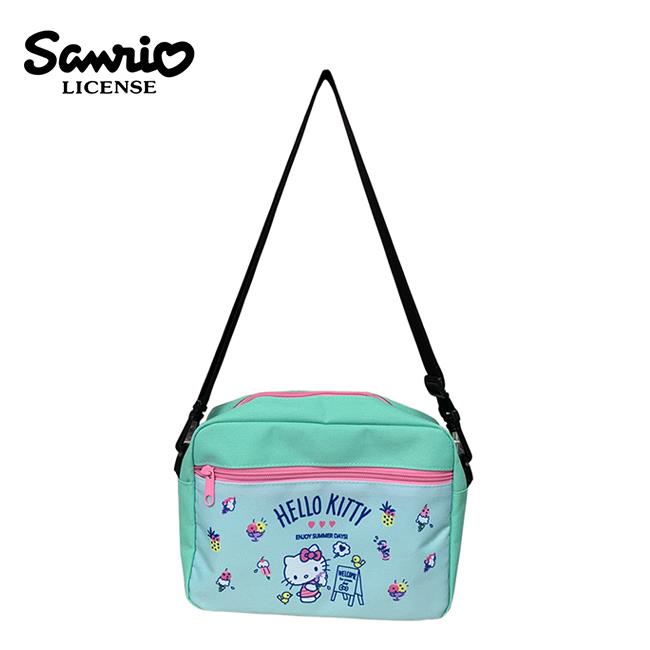 凱蒂貓 輕便 斜背包 側背包 隨身小包 收納包 Hello Kitty 三麗鷗 Sanrio - 凱蒂貓