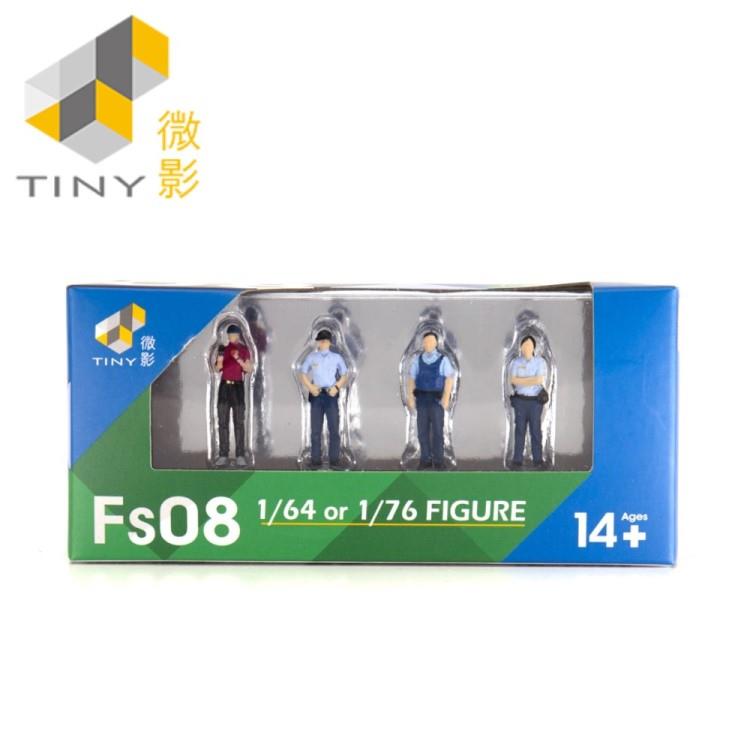 [Tiny] 台灣限定 1/64 人偶4入組 Fs08