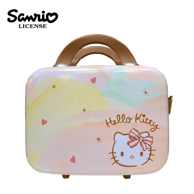 凱蒂貓 手提行李箱 化妝箱 收納箱 手提收納盒 旅行用品 Hello Kitty 三麗鷗