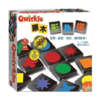 桌上遊戲－原木形色棋 Qwirkle