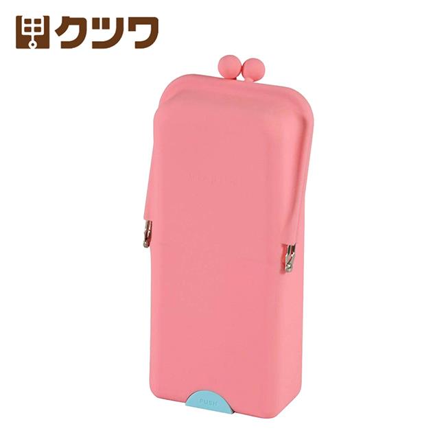 air pita 直立式鉛筆盒 吸盤收納筆盒 筆筒 鉛筆盒 桌面置物桶 手機支架 KUTSUWA - 粉色款