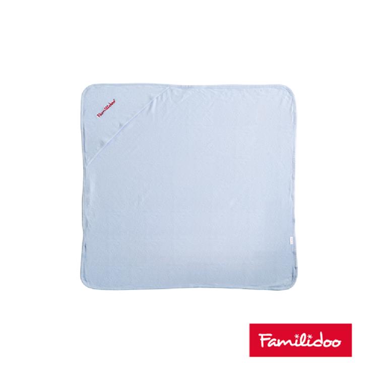 【Familidoo 法米多】麻賽爾纖維嬰兒大包巾（藍色） 洗澡包巾 - 藍色
