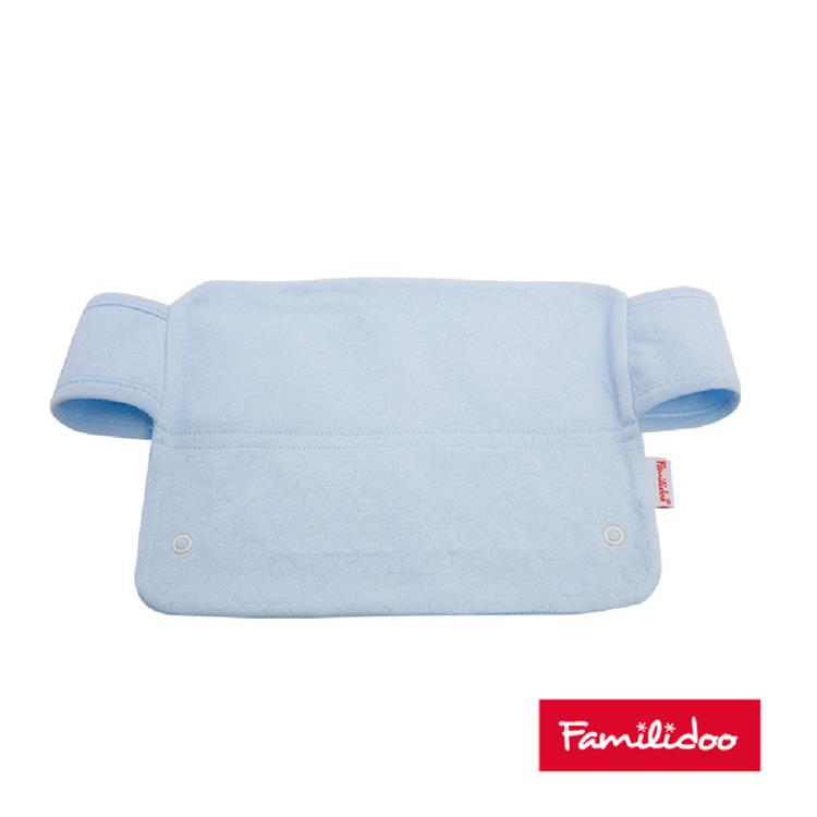 【Familidoo 法米多】麻賽爾纖維背巾口水巾（藍色） 嬰兒口水巾 背帶口水巾 防啃巾 胸前口水巾 - 藍色
