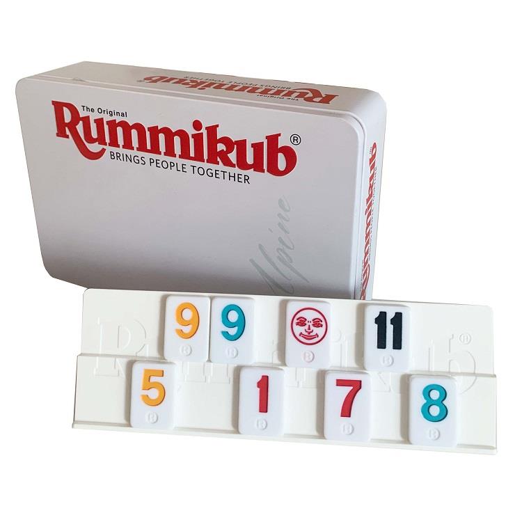 Rummikub 拉密-數字磚塊牌Alpine 拉密外出型鐵盒新版