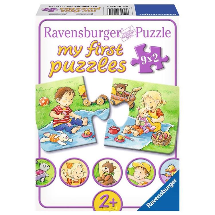 【德國Ravensburger拼圖】【我的第一幅拼圖】小小冒險－2x9片My first Puzzle － Little Adventures