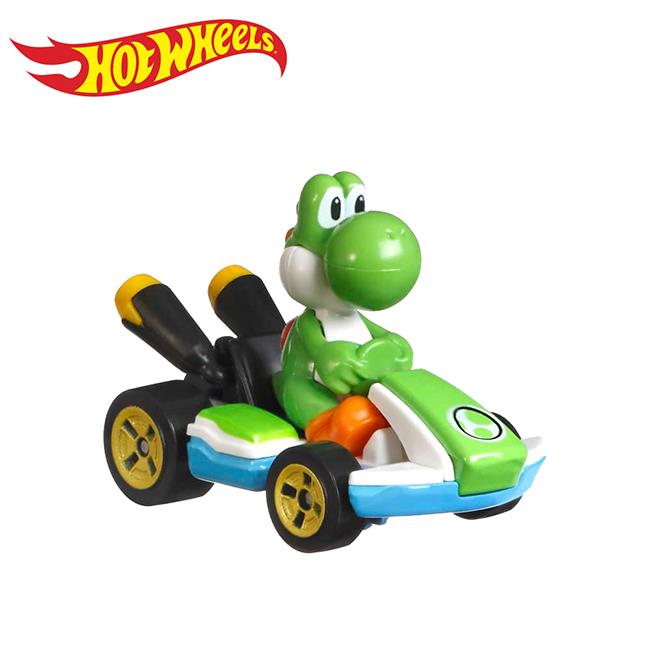 瑪利歐賽車 風火輪小汽車 玩具車 超級瑪利 瑪利歐兄弟 Hot Wheels - 耀西