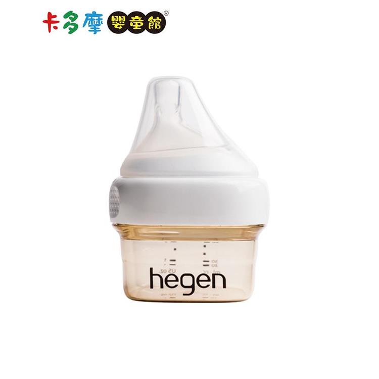 【hegen】金色奇蹟PPSU多功能方圓型寬口奶瓶 60ml｜卡多摩