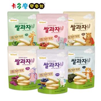 【韓國 ibobomi】嬰兒米餅 30g 寶寶米餅 韓國米餅 寶寶餅乾 （5種口味可選）｜卡多摩