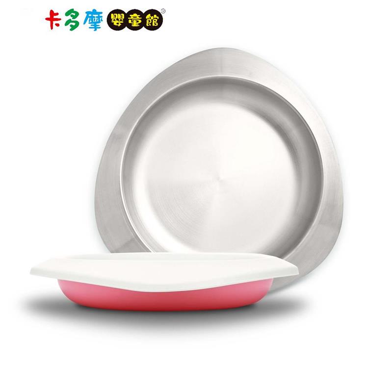 【VIIDA】 Soufflé 抗菌不鏽鋼餐盤/兒童餐盤/不鏽鋼（5種顏色）｜卡多摩嬰童館