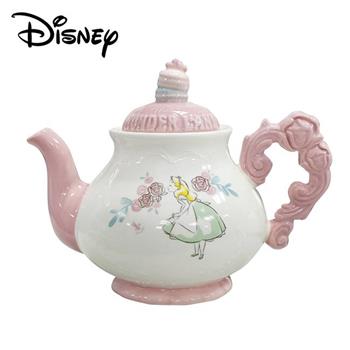 愛麗絲 陶瓷 茶壺 550ml 附濾網 濾茶壺 造型茶壺 愛麗絲夢遊仙境 迪士尼 Disney