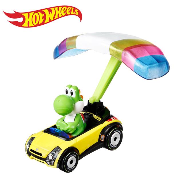 瑪利歐賽車 風火輪小汽車 滑翔翼系列 玩具車 超級瑪利 瑪利歐兄弟 Hot Wheels - 耀西