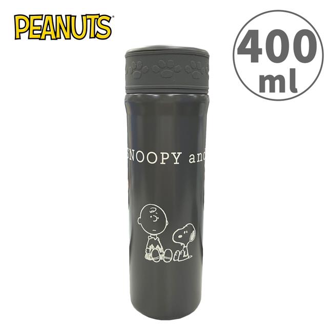 史努比 不鏽鋼保溫瓶 400ml 隨身瓶 保冷瓶 水壺 Snoopy PEANUTS