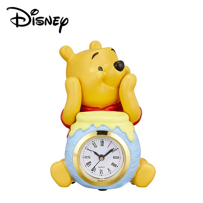 小熊維尼 造型時鐘 滑動式秒針 靜音時鐘 指針時鐘 維尼 Winnie 迪士尼 Disney