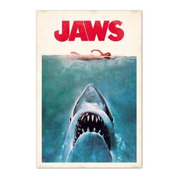 【大白鯊】 JAWS 復古海報