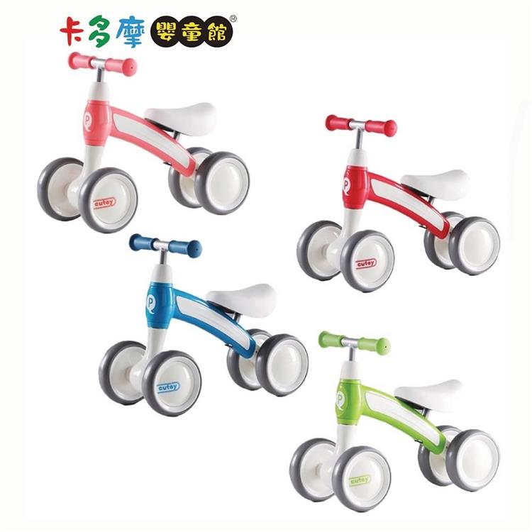 日本【QPlay】Cutey 嚕嚕車 滑步車 平衡車 ｜卡多摩 - 藍