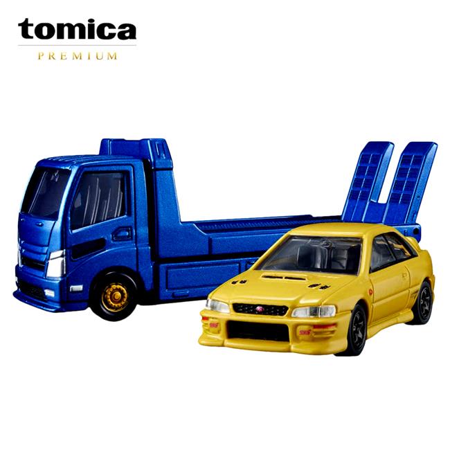 TOMICA PREMIUM 速霸陸IMPREZA WRX STi Type R 運輸車載運車－金石堂