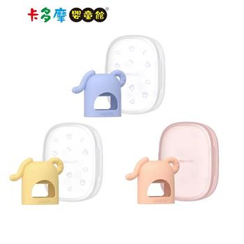 【MOYUUM 韓國】白金矽膠手套固齒器-小小象(3色可選)｜卡多摩