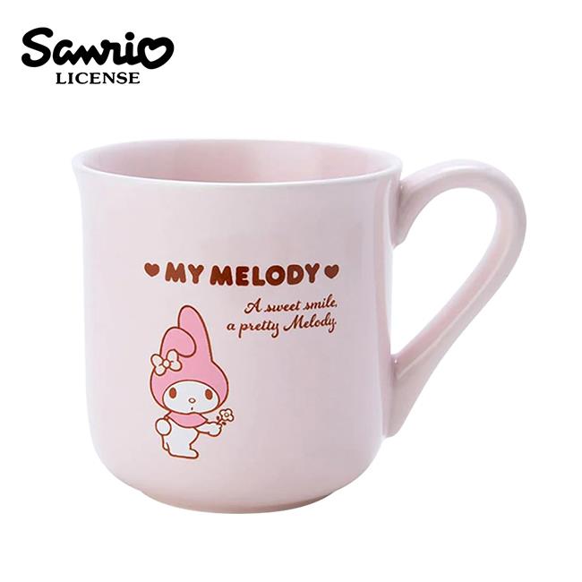 三麗鷗 陶瓷 馬克杯 260ml 咖啡杯 凱蒂貓 美樂蒂 布丁狗 Sanrio - 美樂蒂