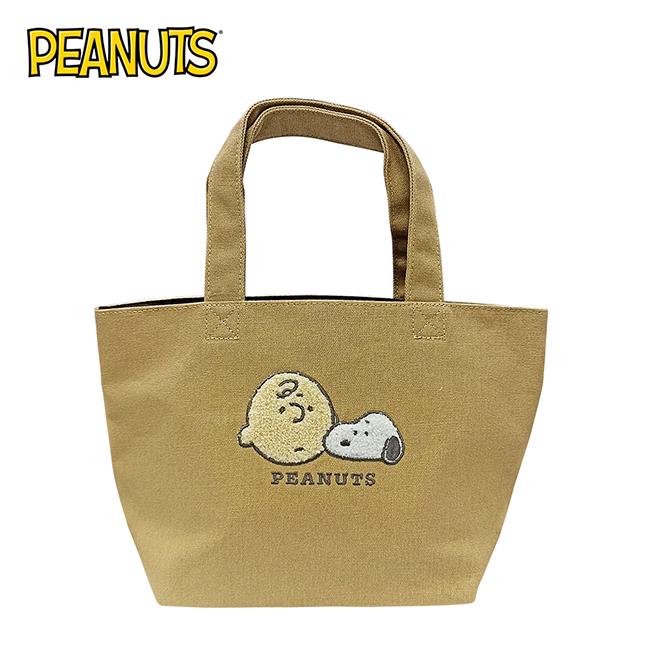 史努比 帆布手提袋 便當袋 午餐袋 Snoopy PEANUTS
