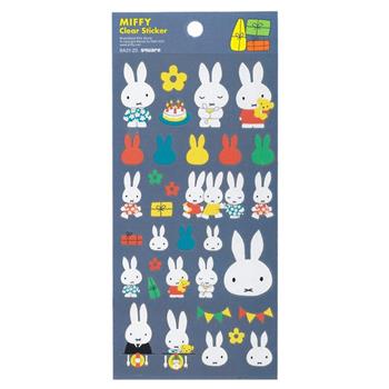 米飛兔 透明貼紙 貼紙 手帳貼 裝飾貼紙 Miffy 米菲兔