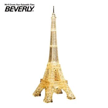 BEVERLY 艾菲爾鐵塔 立體水晶拼圖 96片 3D拼圖 水晶拼圖 公仔 模型 水晶鐵塔