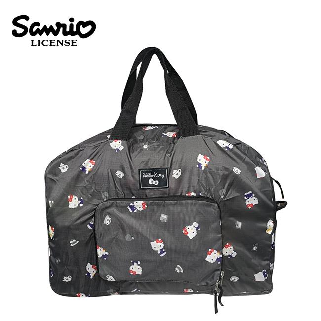 三麗鷗 兩用 行李袋 旅行袋 肩背袋 斜背包 超大容量 防潑水 大耳狗 酷洛米 - 凱蒂貓