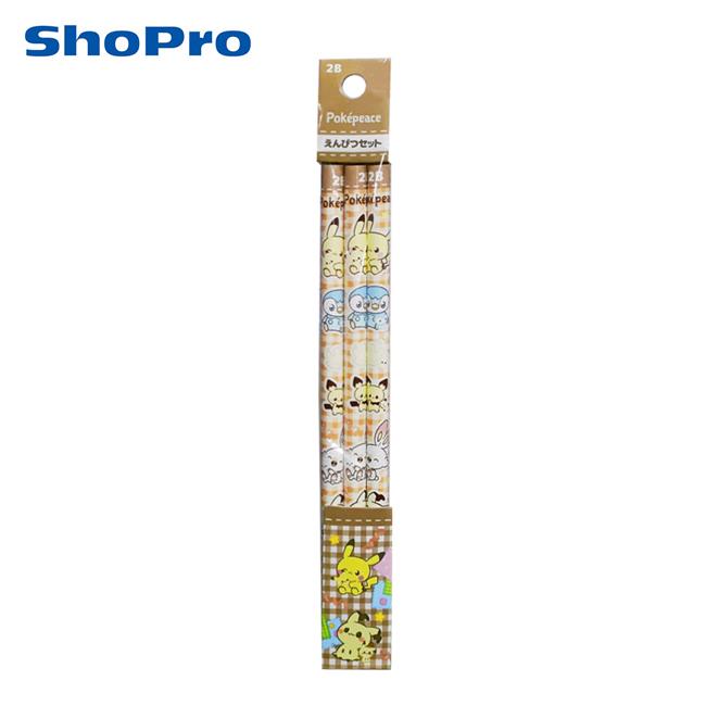 寶可夢 2B鉛筆 3入組 鉛筆 圓軸鉛筆 皮卡丘 波加曼 謎擬Q 神奇寶貝