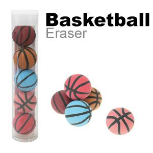 【允拓】高潔淨造型橡皮擦－籃球5入裝