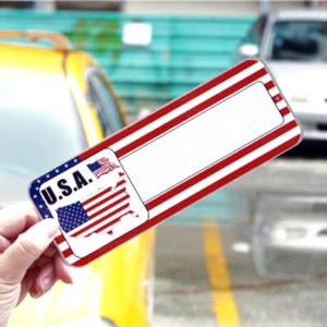 【國旗商品創意館】美國造型可複寫留言停車牌/USA/福特/克萊斯勒/凱迪拉克
