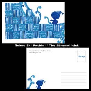Nakao Eki Pacidal《The Streamlinist》－「水之嬉戲」明信片