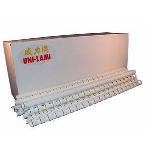 【UNI －LAMI 威力牌】裝訂膠圈 膠環 12MM 白色 100支/盒