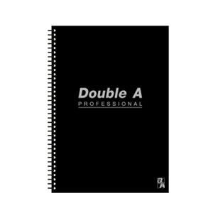Double A B5線圈筆記本－辦公室系列（黑） DANB12171