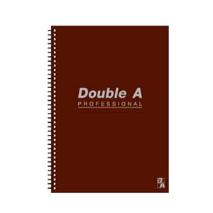 Double A A5線圈筆記本－辦公室系列（咖啡） DANB12176
