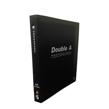 Double A A5/20孔 辦公室系列活頁夾－黑色 DAFF15012 - 黑色