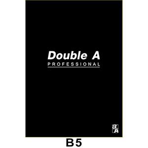 Double A B5辦公室系列筆記本（黑牛皮）橫線內頁DANB15067