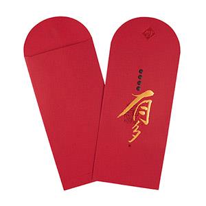 Dr.Paper精緻紅包袋（紅細紋－有多）2入/包 MA－R01