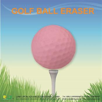 【允拓】高爾夫球橡皮擦（馬卡龍色系）－粉色