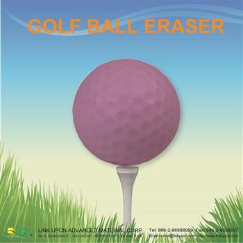 【允拓】高爾夫球橡皮擦（馬卡龍色系）－紫色