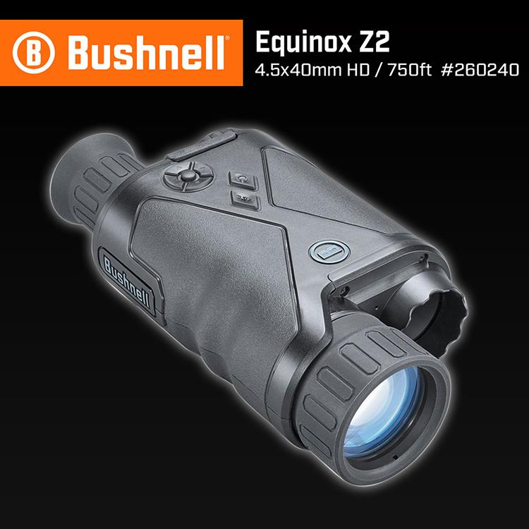 【Bushnell】新晝夜系列 4.5x40mm數位日夜兩用紅外線單眼夜視鏡 260240（公司貨）