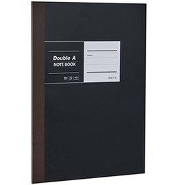 Double A B5布膠筆記本（黑）－橫線內頁 DANB17001