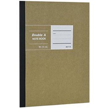 Double A B5布膠筆記本（黃牛皮）－橫線內頁 DANB17005