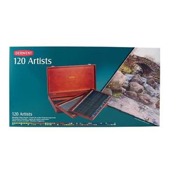 【DERWENT德爾文】ARTISTS油性色鉛120色木盒裝