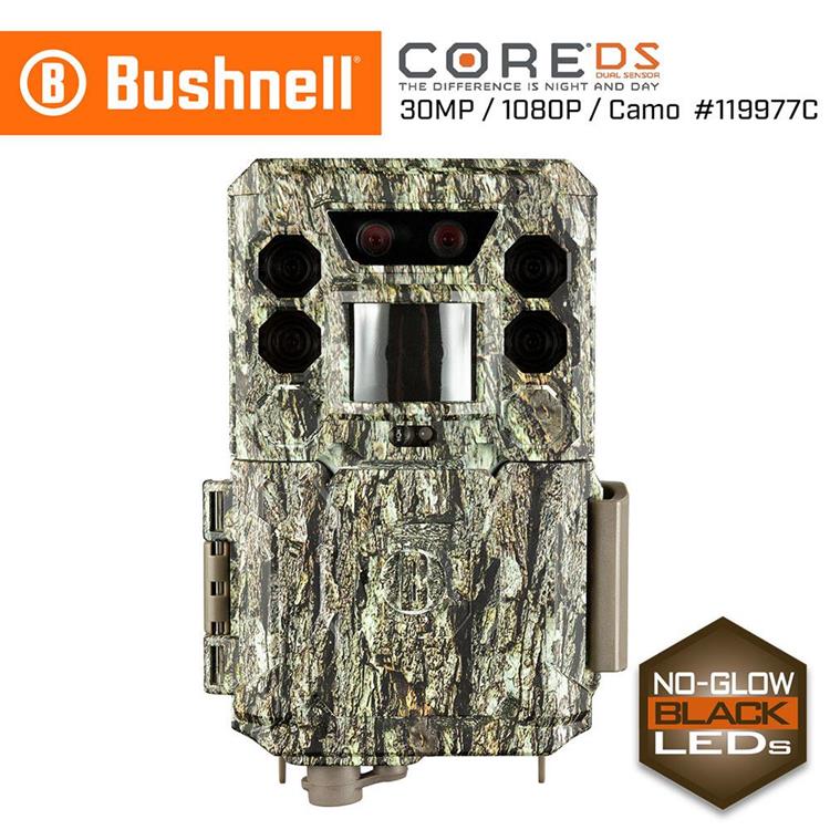 【Bushnell】3000萬畫素 極速高畫質雙感應器紅外線自動相機 無光型 119977C