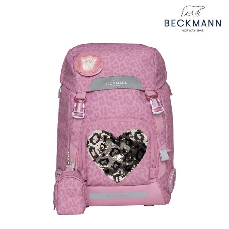 【Beckmann】Classic 兒童護脊書包 22L （共12款） - 閃亮豹紋2.0