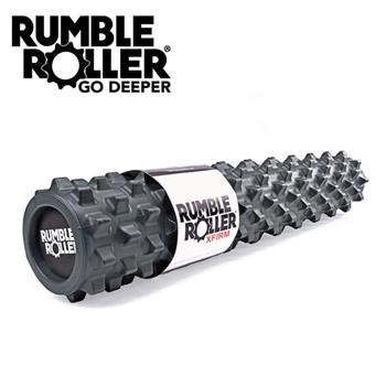 Rumble Roller 狼牙棒深層組織按壓放鬆滾輪《黑色加強版》30吋長