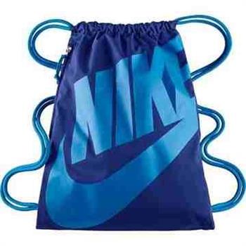【Nike】時尚Logo標誌抽繩小背包－深寶藍色【預購】